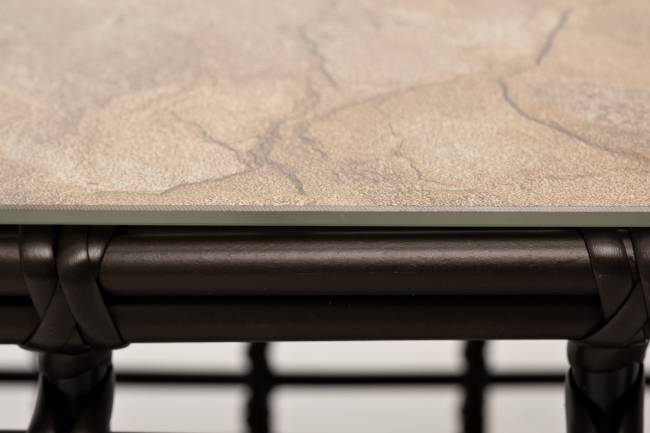 "Ницца" журнальный столик из искусственного ротанга, цвет бронзовый "Ницца" журнальный столик из искусственного ротанга, цвет бронзовый