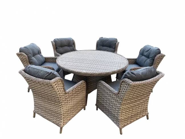 Дачная мебель из ротанга Kvimol КМ-1314 (6 персон)