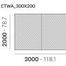 Ковер Twiny зеленый 3000х2000 мм