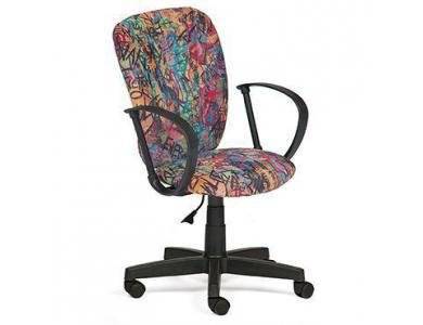 Кресло офисное TetChair «Спектрум» (SPECTRUM) (Серо-бирюзовая ткань)