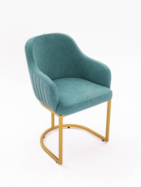 Стул Amely Mint (Тиффани) / Gold