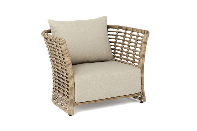 "Валенсия" кресло из искусственного ротанга, цвет соломенный "Валенсия" кресло из искусственного ротанга, цвет соломенный