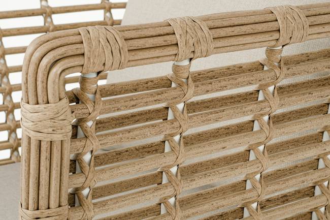 "Валенсия" кресло из искусственного ротанга, цвет соломенный "Валенсия" кресло из искусственного ротанга, цвет соломенный