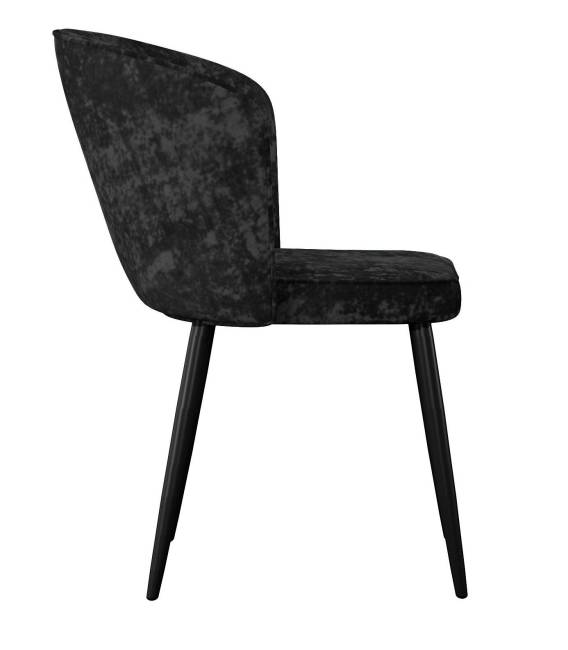 Стул DikLine 348 поворотный M18 черный, ножки черные