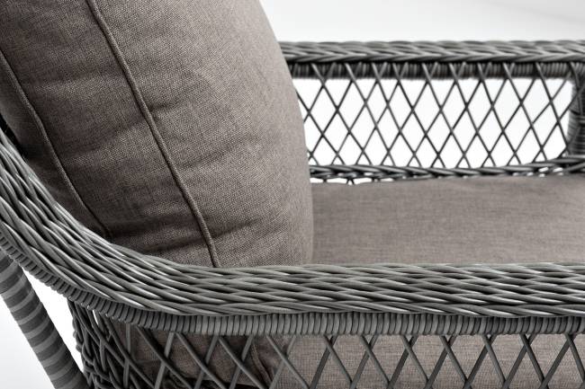 "Гранд Латте" кресло из искусственного ротанга, цвет графит "Гранд Латте" кресло из искусственного ротанга, цвет графит