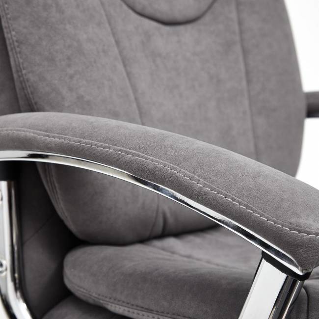 Кресло SOFTY LUX флок , серый, 29 серый флок Кресло SOFTY LUX флок , серый, 29 серый флок