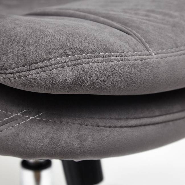 Кресло SOFTY LUX флок , серый, 29 серый флок Кресло SOFTY LUX флок , серый, 29 серый флок