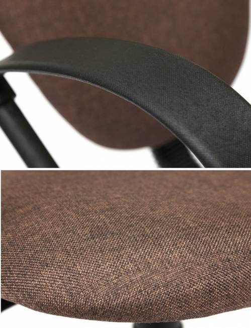 Кресло офисное из ткани TetChair CH 413 (brown) Кресло офисное из ткани TetChair CH 413 (brown)