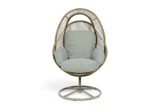 "Барселона" кресло-кокон из искусственного ротанга, цвет соломенный "Барселона" кресло-кокон из искусственного ротанга, цвет соломенный