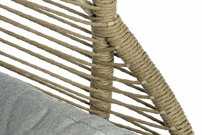 "Барселона" кресло-кокон из искусственного ротанга, цвет соломенный "Барселона" кресло-кокон из искусственного ротанга, цвет соломенный